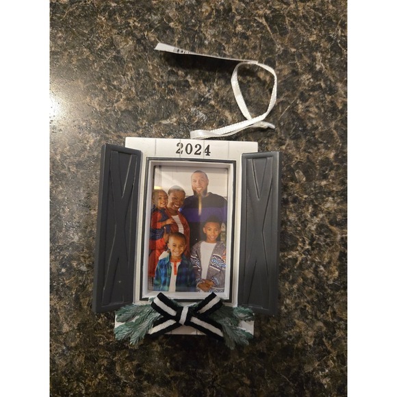 Hallmark Other - HALLMARK- 2024 Family Photo Christmas Ornament Holiday Window Shutter Design